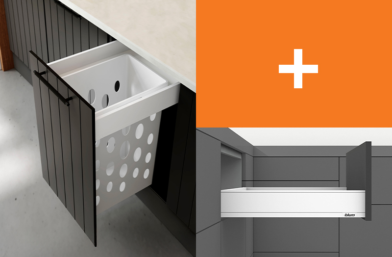 Wesco Laundry Boy to suit Blum LEGRABOX